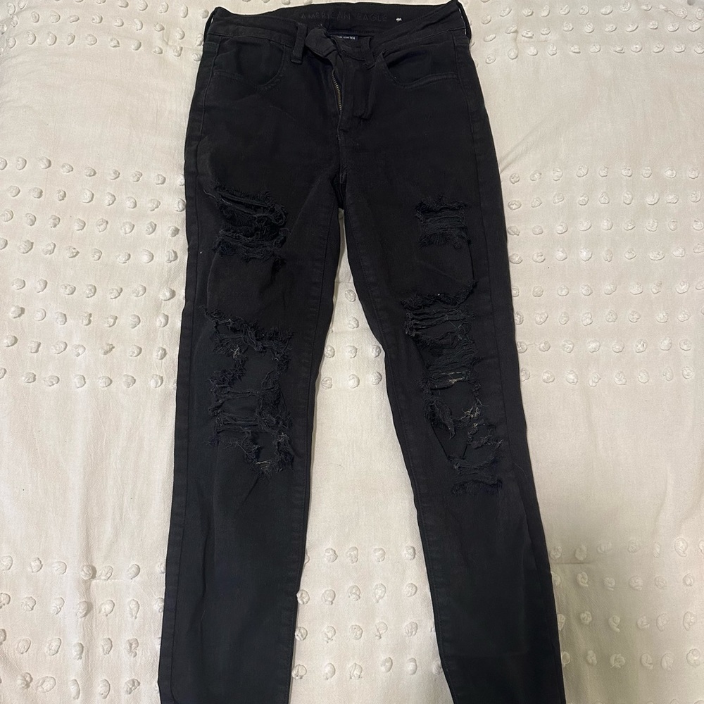 American Eagle Black Skinny Jeans